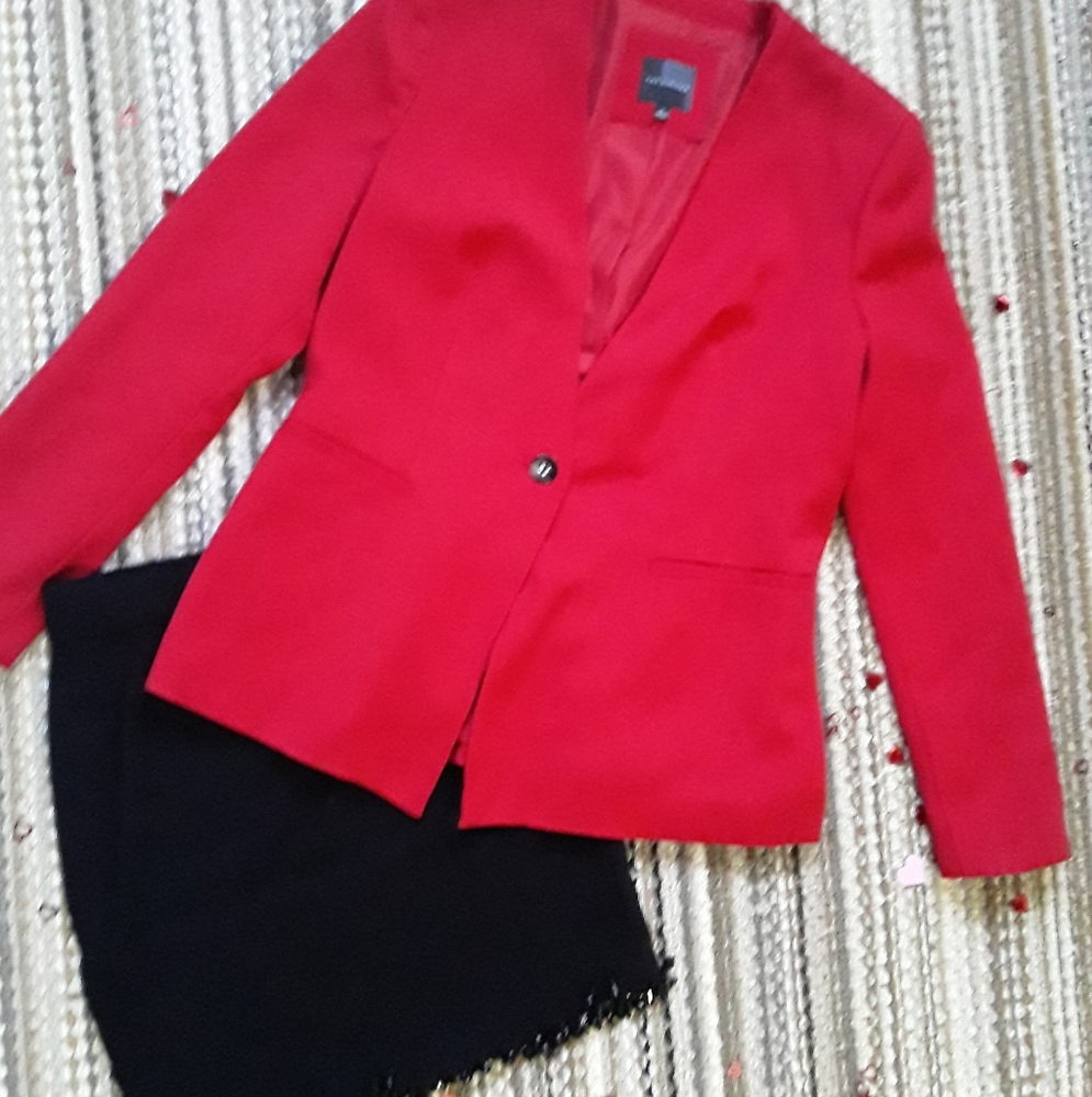 The Limited Candy Red Blazer